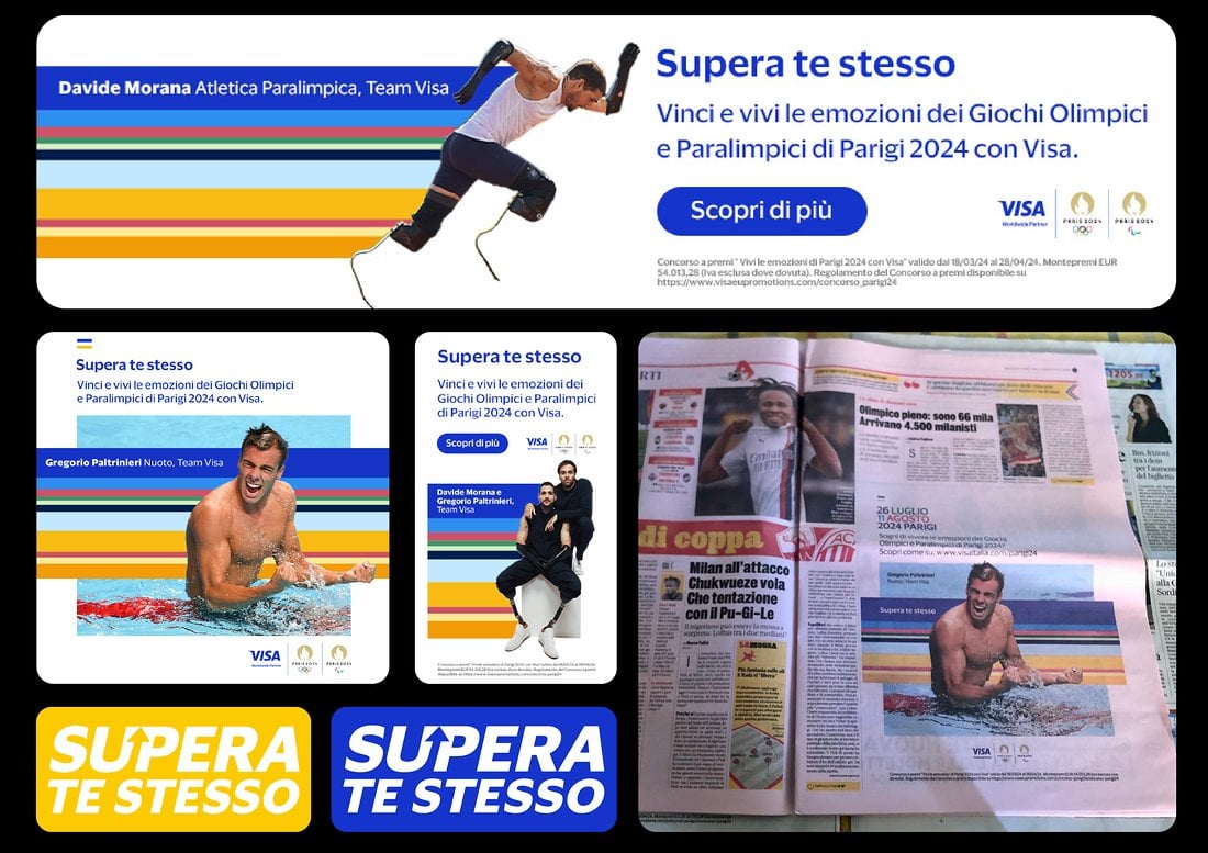 Visa Olympics branding and marketing campaign by Slick Digital